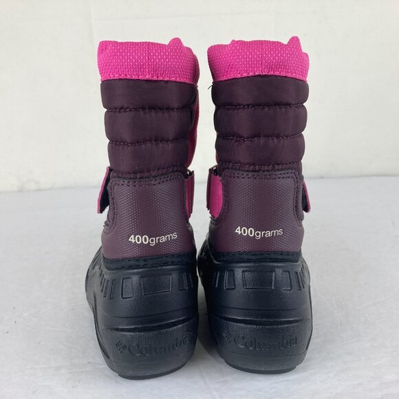 New Columbia Baby Girls sz 4 Pink Insulated Waterproof Winter Snow Boots - Picture 4 of 7